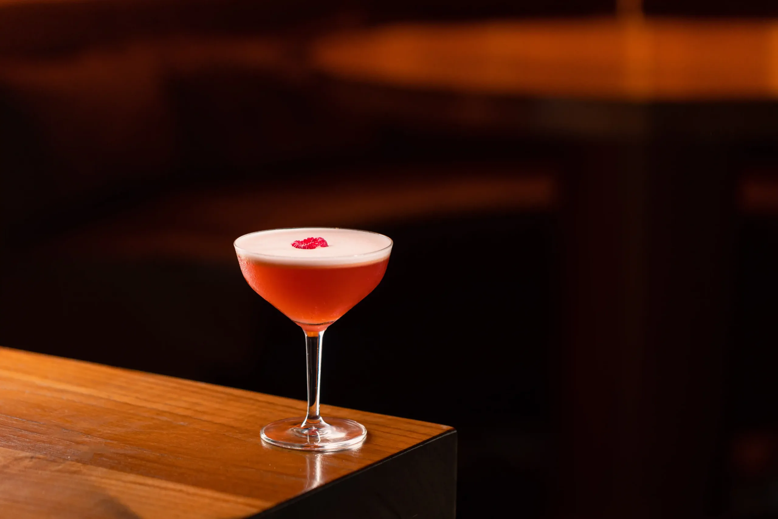 raspberry and passion fruit martini